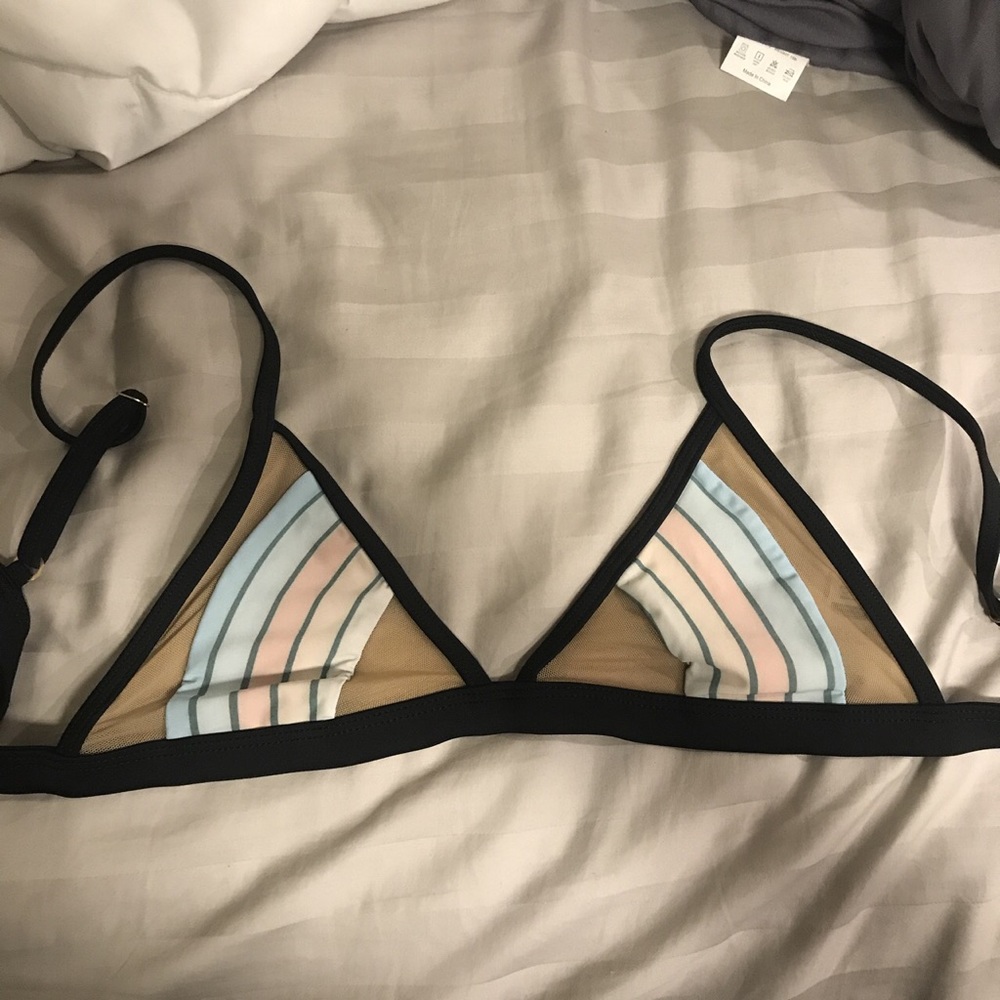 Pacific and driftwood bikini top